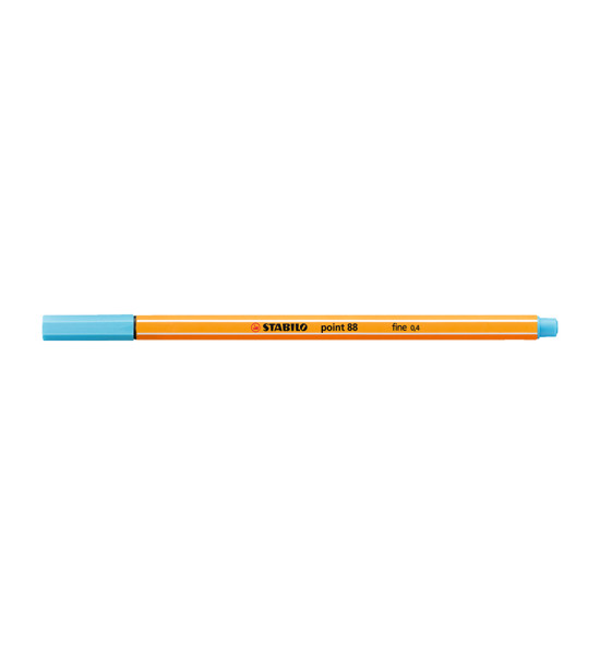 Micropunta/Felpa, Point 88, Punta Fina  0.4 mm, Celeste, Unidad